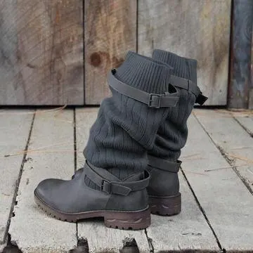 HEFLASHOR/Новинка года; большие размеры; сезон осень-зима; модные эластичные растягивающиеся женские пикантные ботиночки; ботинки-носки