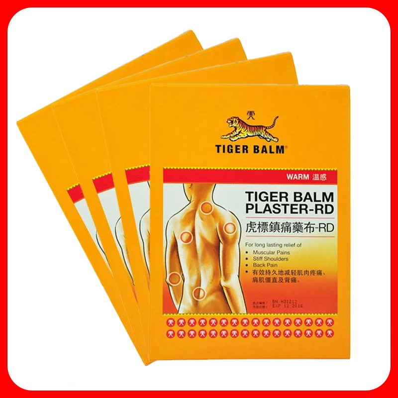 Warm Tiger Balm Patch Plaster/Tiegao, Warm Medicated Pain Relief