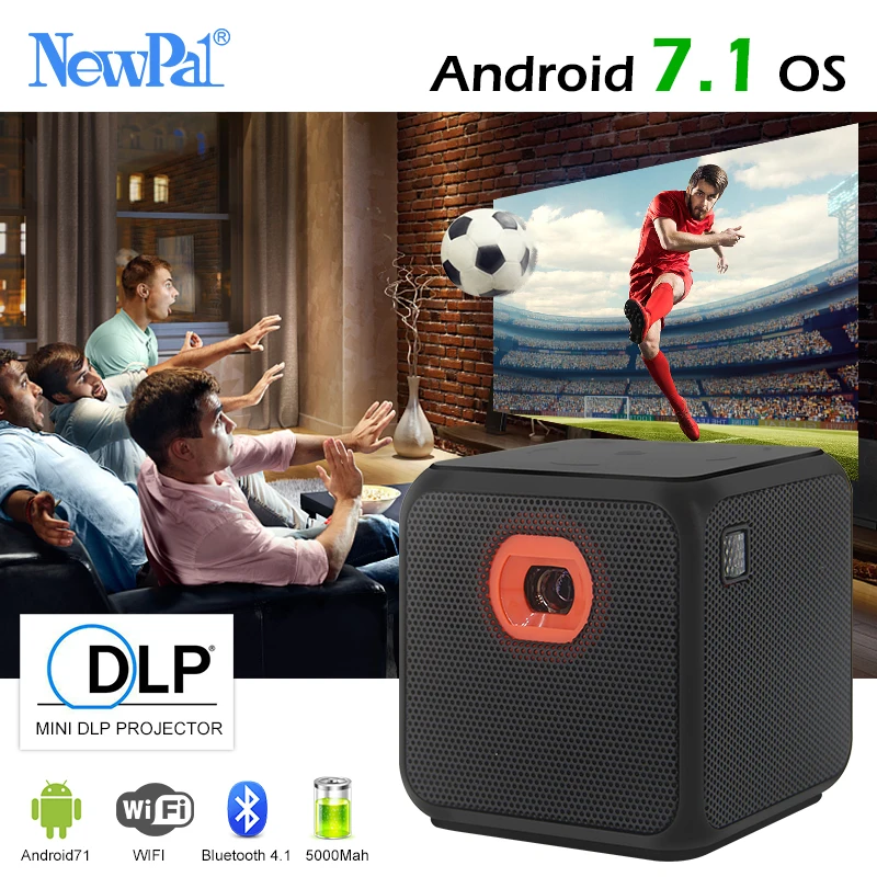 Ultramini DLP 3D font b Projector b font NP2 WIFI Android7 1 Full HD Pocket Mini
