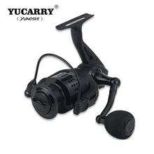 YUCARRY бренд 13+ 1BB шарикоподшипники 5,0/5,2: 1 влево/вправо складной ручкой Рыболовная катушка мультипликаторы Рыбалка спиннингом