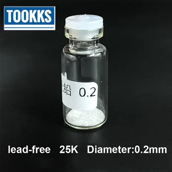 

2Bottle/lot 25K Leaded-Free Solder Ball 0.2MM 0.25MM 0.3MM 0.35MM BGA Realling Tools