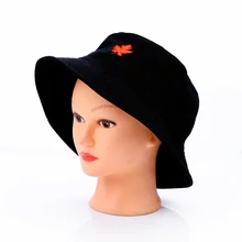 С модными кленовыми листьями узор Рыбацкая шляпа для унисекс пара шапки для рыбака хип-хоп шляпа летние шапки прилив солнцезащитный козырек шляпа