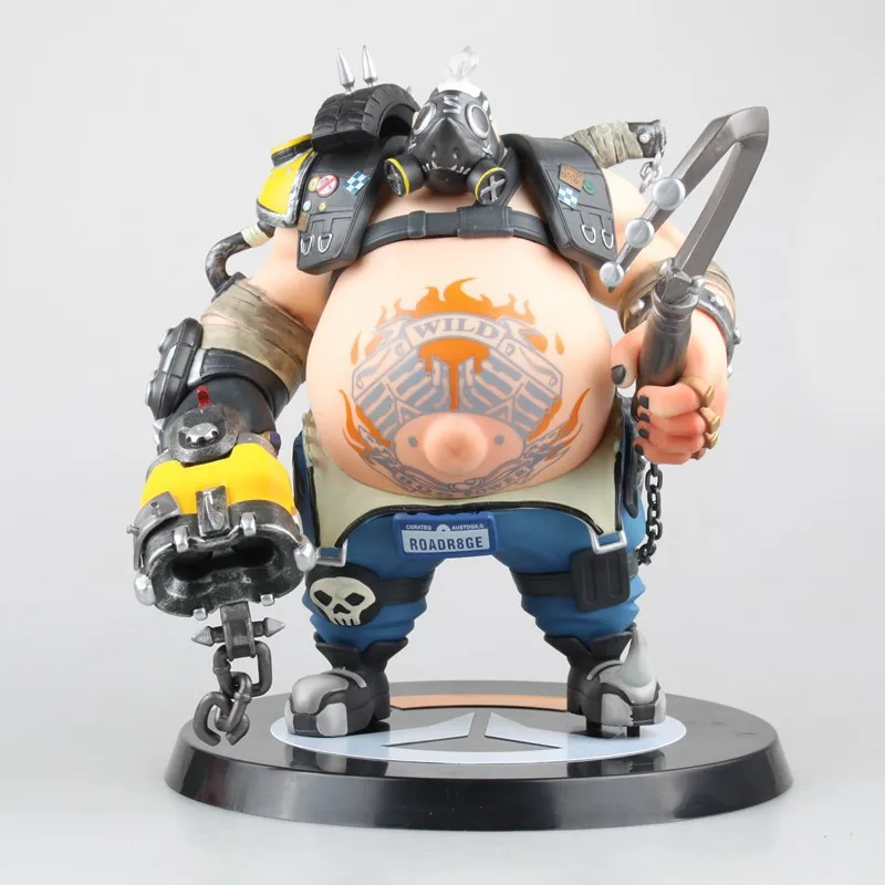 

EMS Shipping 9" Hot Game Hero Roadhog Mako Rutledge Boxed 23cm PVC Action Figure Collection Model Doll Toy Gift