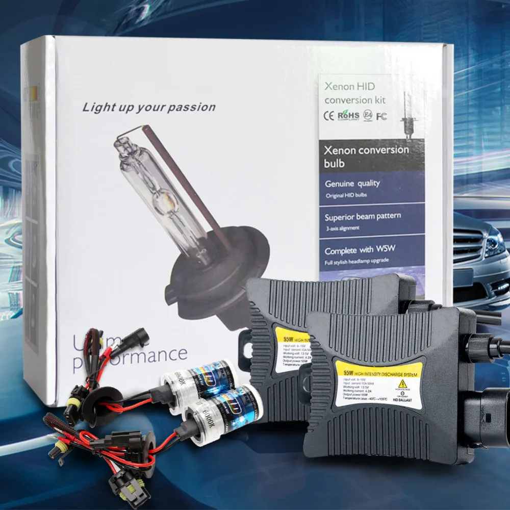 Xenon H7 bulb 55W Hid Kit H7 Car light source xenon lamp H7 HID kit