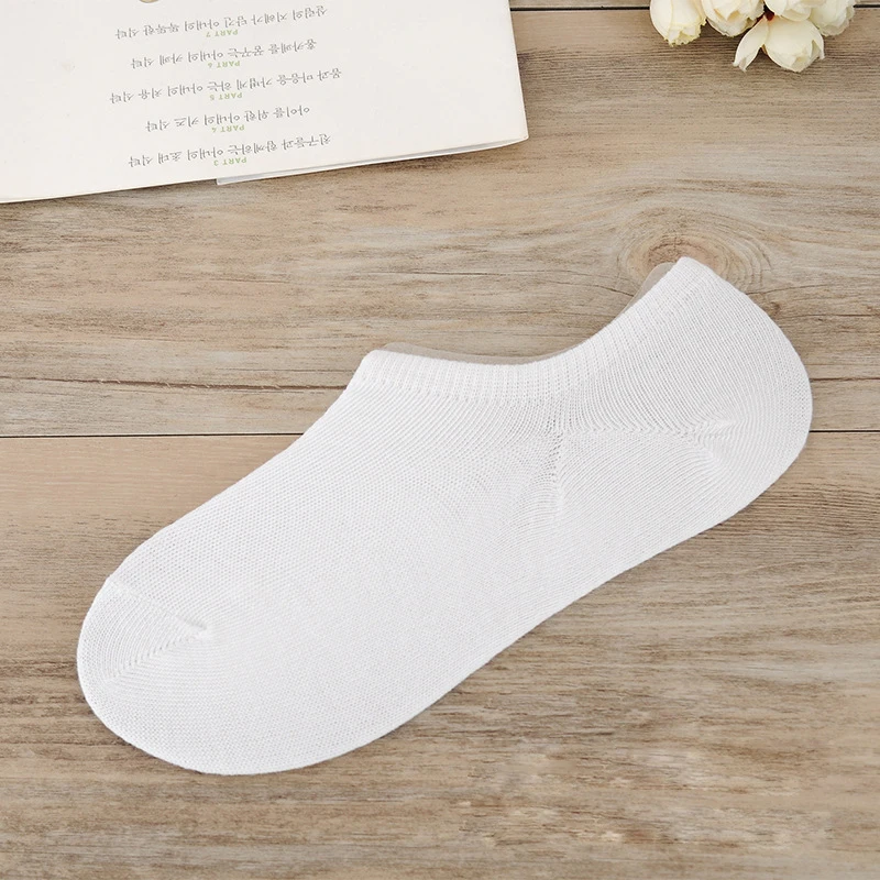 Носки мужские классические хлопковые однотонные короткие Туфли носки