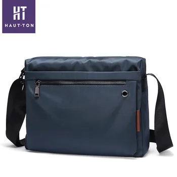 

HautTon 2019 New Style Fashion men's Messenger Bags Casual Multifunction Waterproof Bags