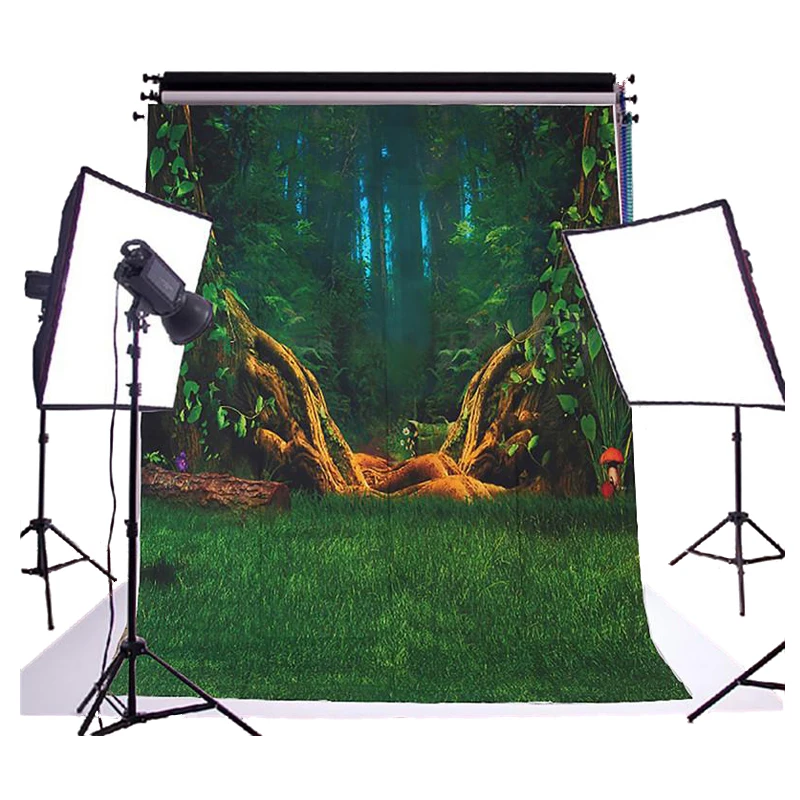 

CES backdrop background scenery photography studio(green forest 2.1 x1.5M)
