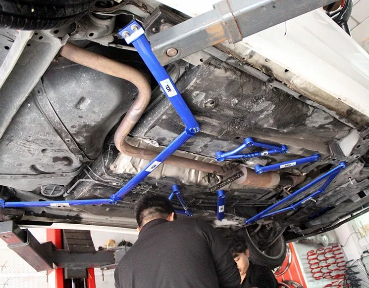 Подвеска рулевого управления для Ford Fiesta 2009- автомобильные аксессуары стойки штанги стабилизированная рулевая тяга Автомобильная шасси усиленная
