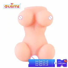 GUIMI 3D Mini Silicone Sex Doll Realistic Vagina Male Masturbator Artificial Sex Dolls for Men Pussy Massage Adult Sex Product