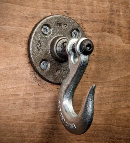 

Vintage Heavy Industrial Loft Pipe Wall Hook Interior Decor Bathroom Decor Steampunk Decor Wall Hook Hat Rack Holder Coat Hanger