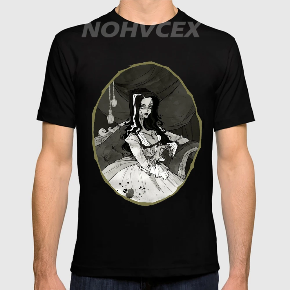 

Men t-shirt Big and Tall Bride of Frankenstein Classic Movie Poster Adult T-Shirt High Quality Casual Clothing