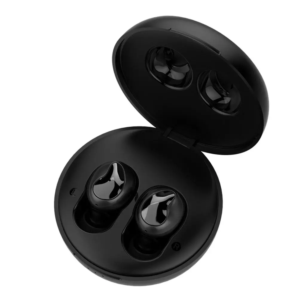 

Mini Sports Wireless Earbuds Bluetooth 5.0 Magnetic Headset Twins Stereo In-ear Earphones Headphones Black