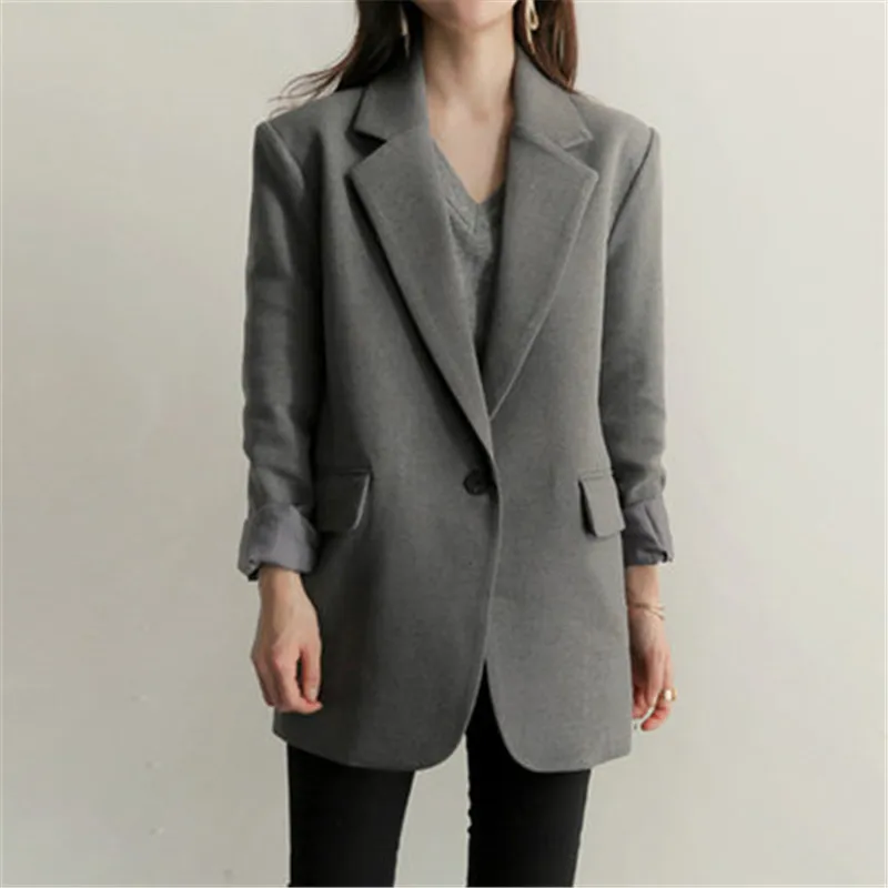 high quality Newest 2019 Designer Blazer Women's Coats Long Sleeve Single-breasted Blazers Suit Jacket Outerwear X437