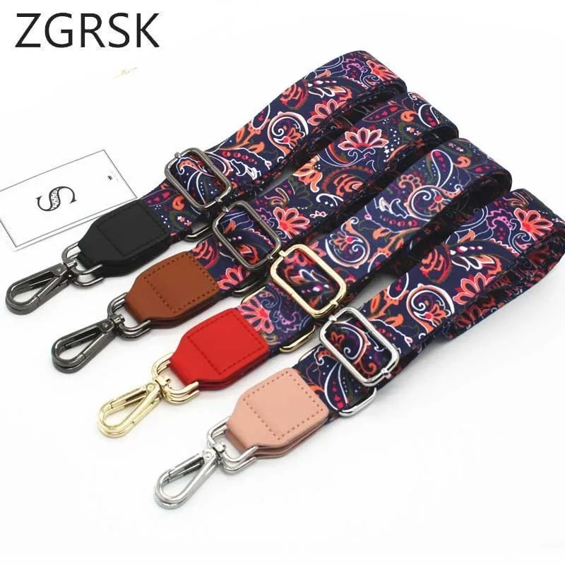 

Strap Bag Straps Leather Rainbow Belt Accessories Women Adjustable Shoulder Crossbody Handbag Straps Handle Ornament
