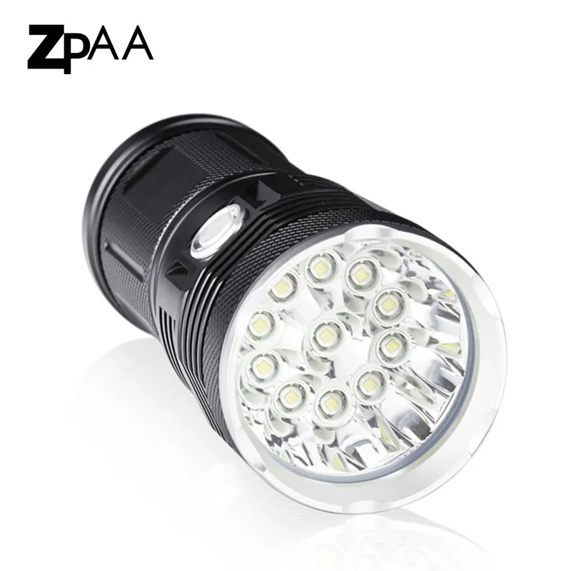 

ZPAA Powerful LED Flashlight XML T6 25000 Lumen High Power Flashlight 18650 Searchlight torch light lanterna hunt camping