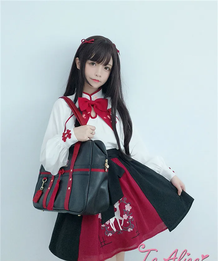 

Princess sweet lolita bag The original Chinese wind is lovely and playful with large capacity uniforms fashion women BAG203
