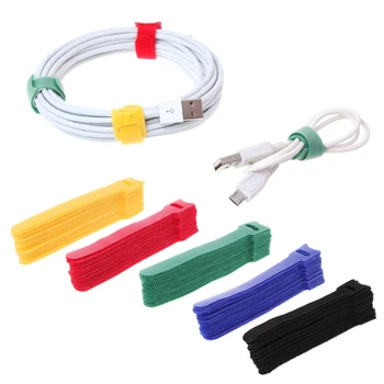 

20pcs Reusable Fastening Cable Organizer Earphone Mouse Ties Management Wire Organizer