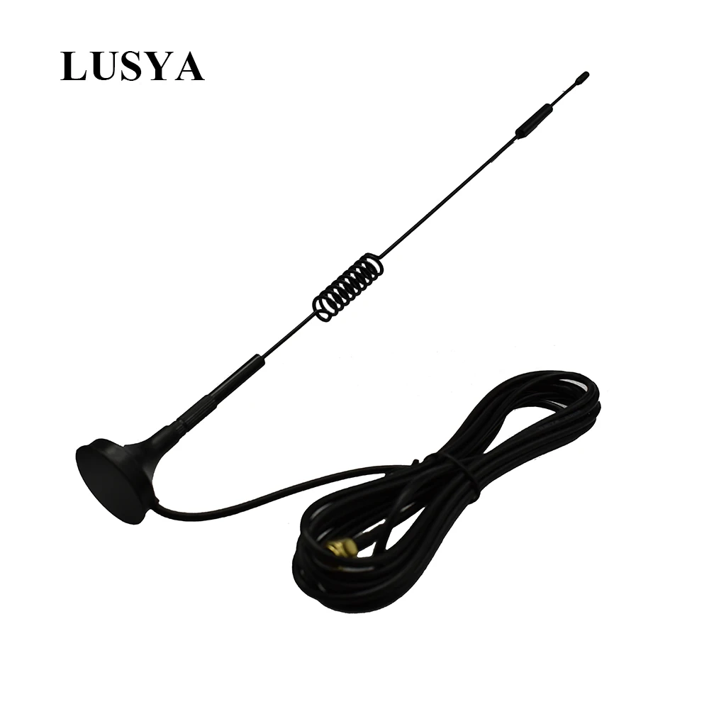 

Lusya 1PC 700MHz-2700MHz Antenna SMA Needle 2G, 3G, 4G suction cup antenna for HackRF One G7-005