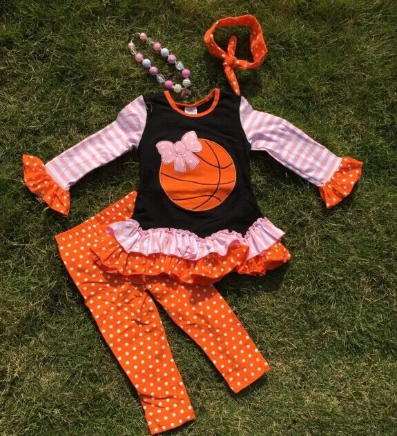 Basketball clothes Fall suit kids clothing kids suit boutique clothing