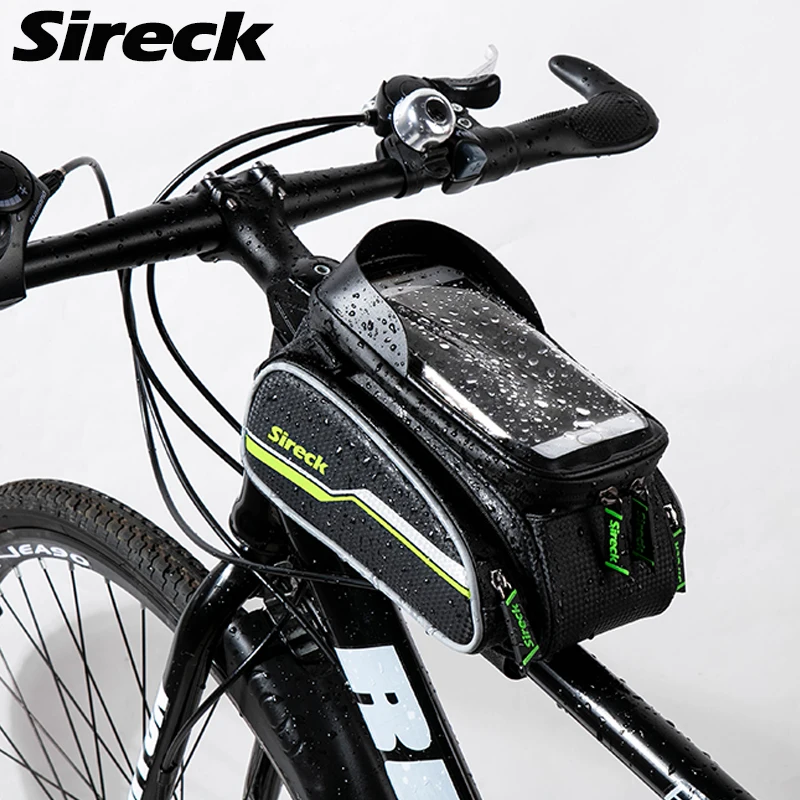 Sireck 4,7 ''-6,5'' дюймовый сенсорный экран для телефона чехол для горного велосипеда Водонепроницаемый Mtb Передняя Сумка велосипедная верхняя труба сумка для велоспорта