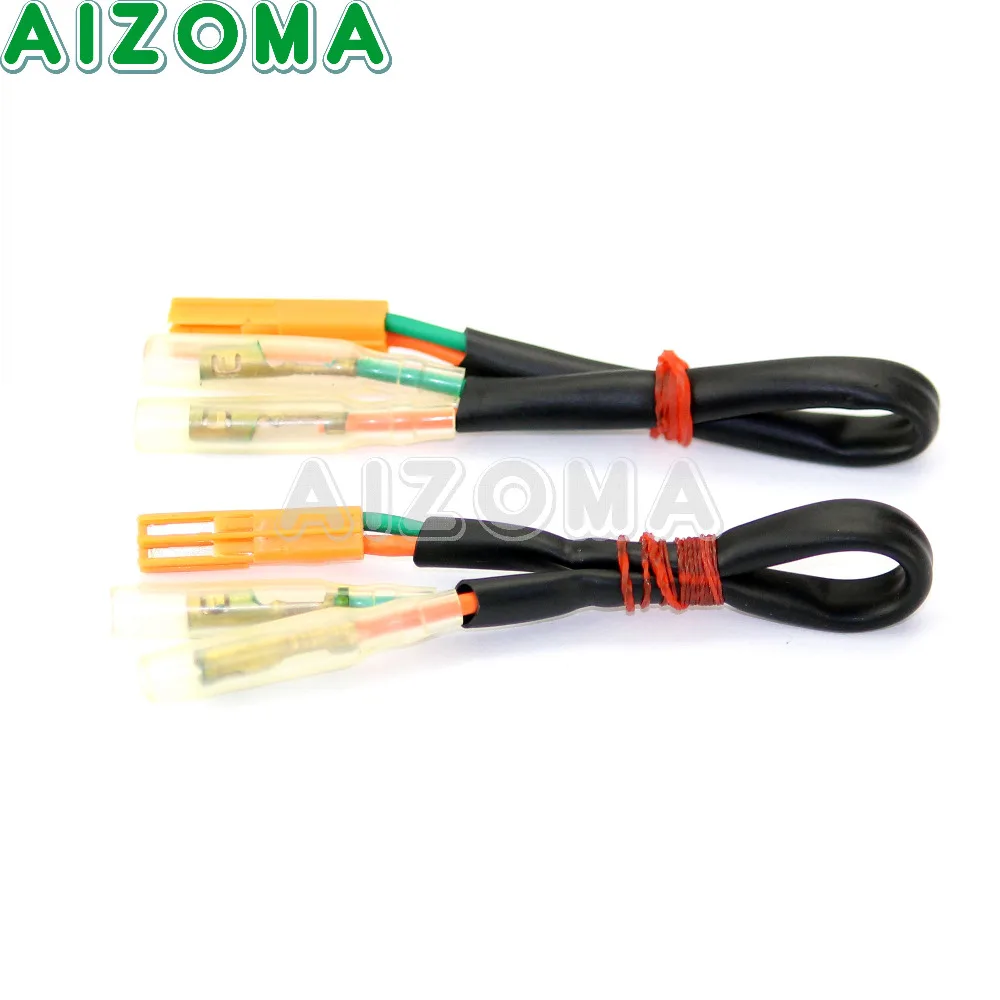 

2pcs Motorcycle Turn Signal Adapter Plug Wire Adaptor Plugs For Honda 06-16 CBF1000SF 400SS CTX700 CBR650 VT750CA SHADOW AERO