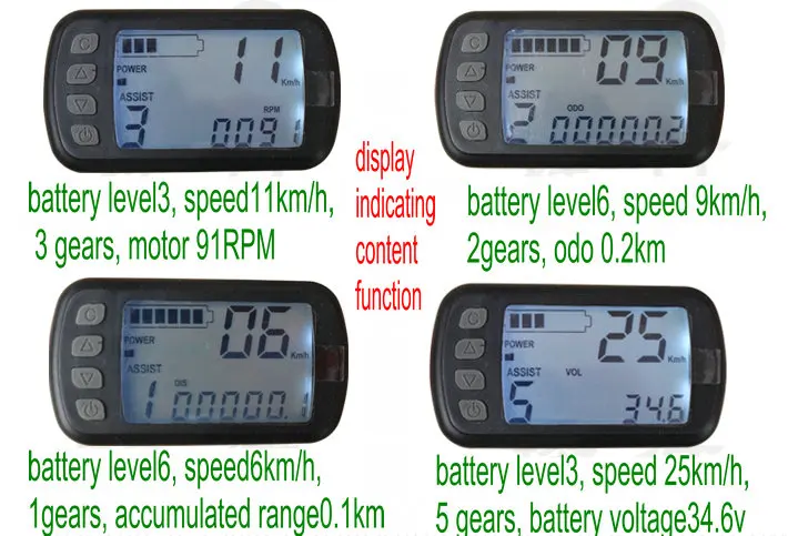 ЖК-дисплей 24v36v48v+ регулятор вентильного двигателя 1200w1500w-3000W 18/24 mosfet для электрический велосипедный скутер MTB трехколесный велосипед мобильность комплектующие для самостоятельной сборки