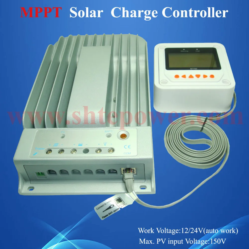 30a solar panel voltage regulator MPPT 12v/24v solar intelligent controllerin Solar Controllers