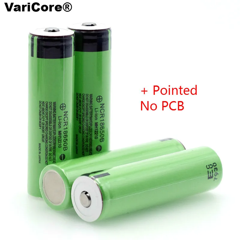 VariCore 2018 Новый NCR18650B 3 7 v 3400 мА/ч 18650 Перезаряжаемые литий ионный Батарея (без платы)