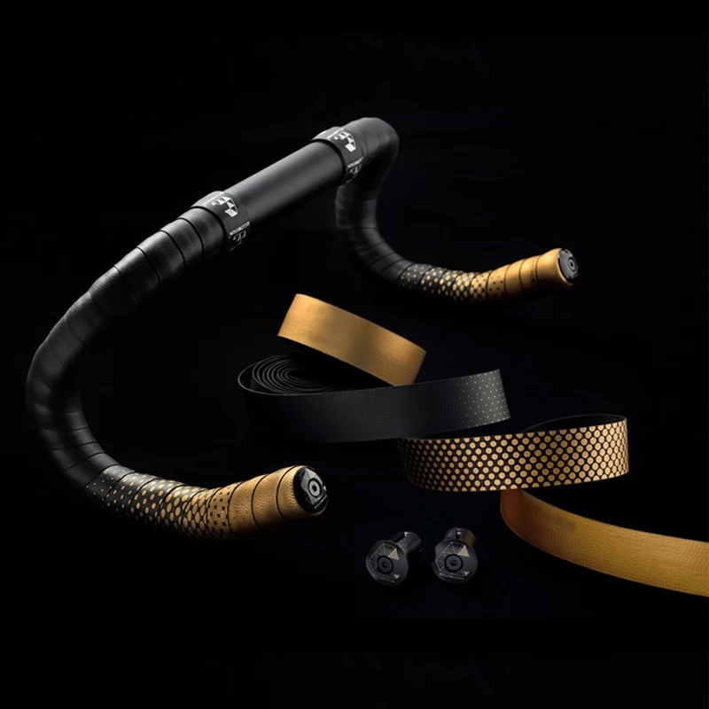 

Ciclovation Advanced Road Bicycle Handlebar Tape with Leather Touch Fusion Series Racing Bike Tape Fades Color Smart GEL&Bar