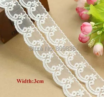 

5yrd/lot Size:3.5cm exquisite lace Flowerlet embellishments for cloth Trim lace for DIY Garment accessories(ss-1831-258)