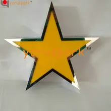 Наружный знак yangyu Высокая яркость с подсветкой Передняя световая буквы из акрила с подсветкой магазинная вывеска