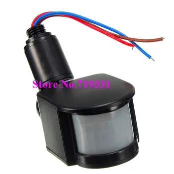 

PF Outdoor 12V DC Automatic Infrared PIR Motion Sensor Switch for LED Light, Bla