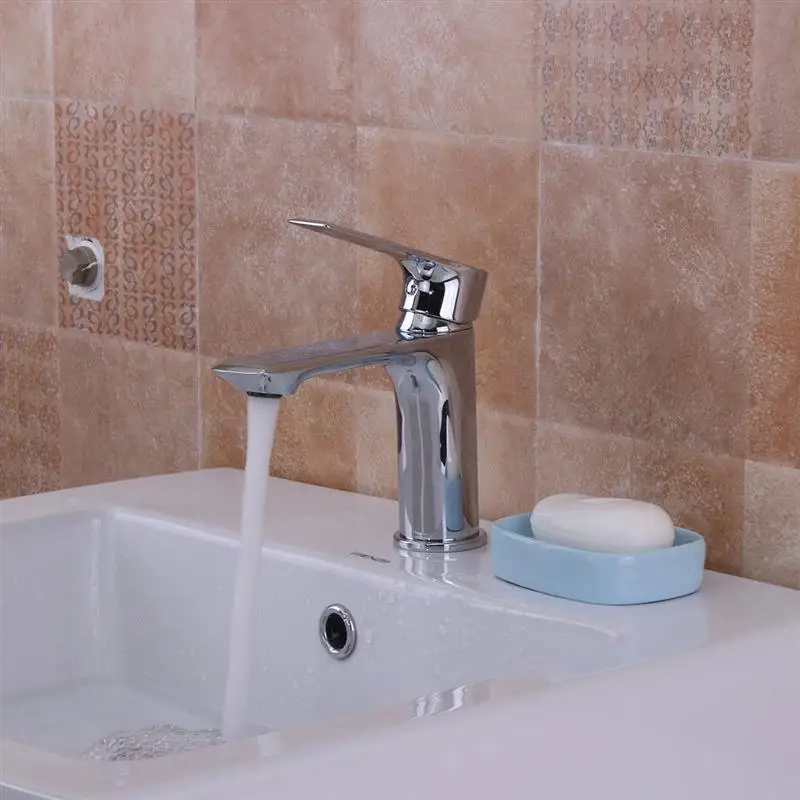 TAPCET Медь Ванная комната раковина кран Санузел Горячая/холодной воды смесителя, смеситель Одной ручкой палубе Гора кран C07-3564