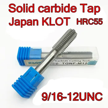

9/16-12UNC 1pcs KLOT HRC55 Solid carbide tap Processing: stainless steel, alloy steel, cast iron, etc Free shipping