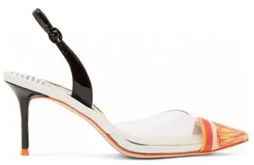 

Dipsloot The Hottest 2018 Print Pointed Toe Woman Ankle Strap Sandals Stiletto High Heels Dress Shoes Lady Buckle Strap Shoes