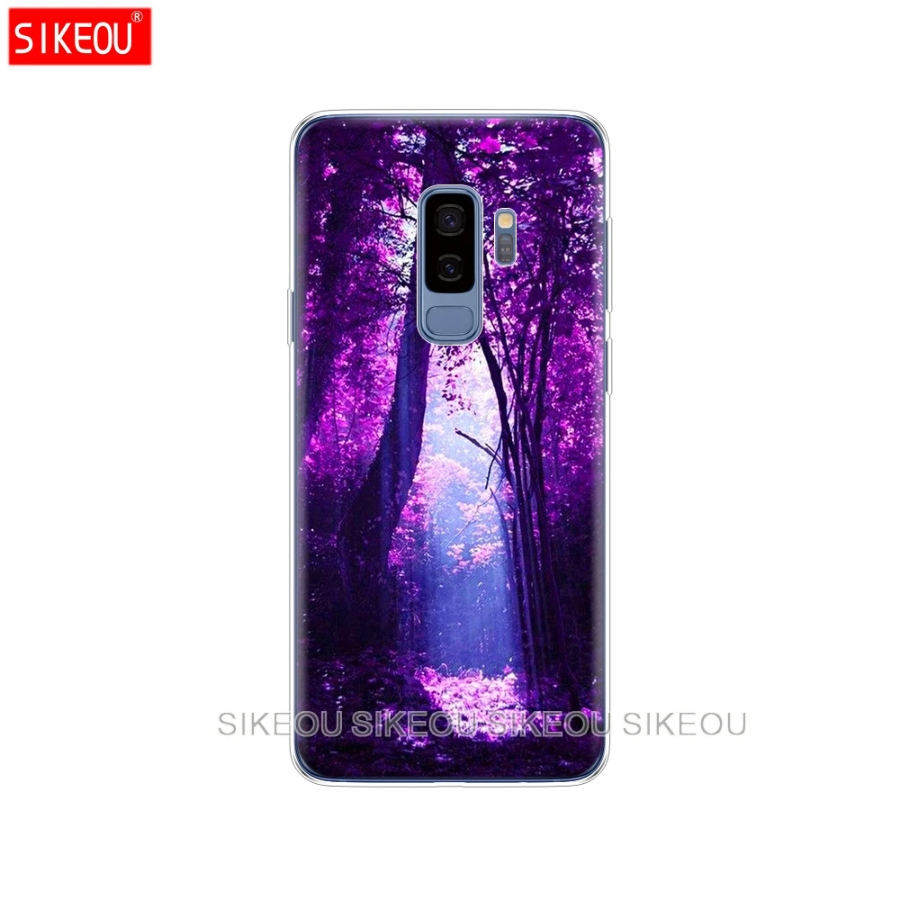 Силиконовый чехол для Samsung Galaxy S9 S8 S7 S6 edge S5 S4 S3 PLUS телефона infinity on purple|Бамперы| |