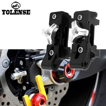 

Motorcycle Aluminum Rear Axle Spindle Chain Adjuster Blocks For YAMAHA MT-07 MT07 FZ-07 FZ07 MT FZ 07 2013 2014 2015 2016 2017