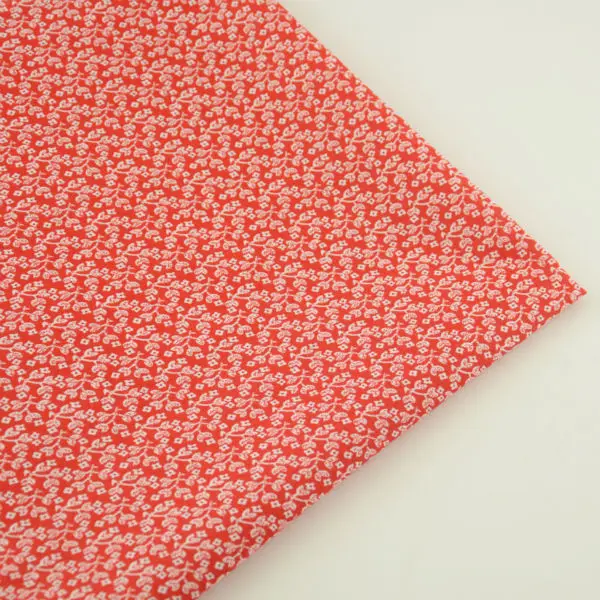Dark Red Colour Home Textile Fabric Tecido Cotton Pre cut Fat Quarter Loveli Light Flowers Design Art Work Curtain|curtain designs living