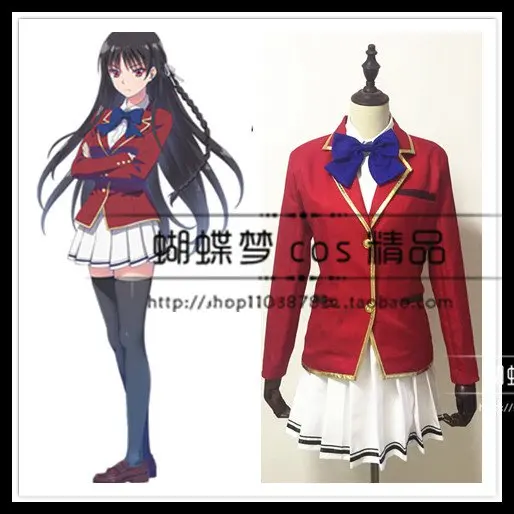 Anime Ayanokoji Kiyotaka Horikita Suzune Cosplay Costumes Red Uniforms Japanese Classroom of the Elite Clothing | Тематическая