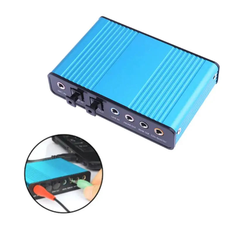 Внешняя звуковая карта USB канал 5 1 7 оптический адаптер для ПК ноутбука|usb sound card|sound