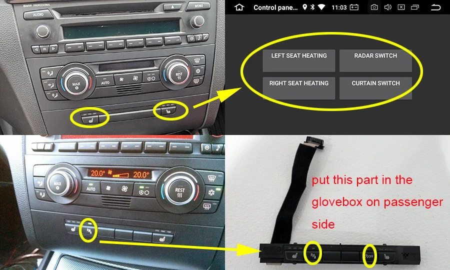 Sale IPS Android 8.0 car dvd player for BMW 1 Series(E81/E82/E87/E88) 2004-2013 GPS Navigation Car Auto Radio stereo Video Head Unit 5