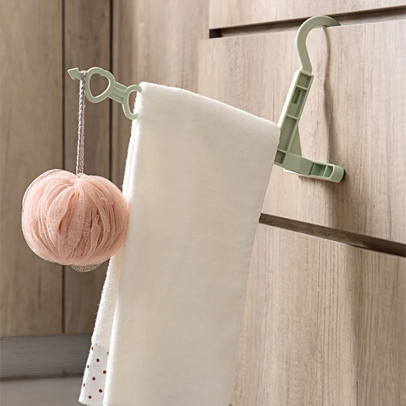 Folding Clothes Hanger Rack Adjustable Drying Rack (9)