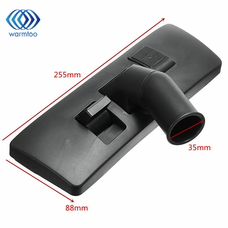 

1Pcs 35mm Carpet Floor Tool Brush Attachment Swivel Head Durable Quality Metal Plastic Black Universal Vacuum Cleaner Brush