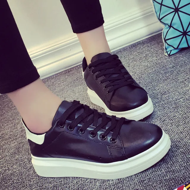 Women Shoes moda 2015 plataforma de otoño calzados informales para Mujer los Zapatos de Mujer Zapatos Mujer S485|shoe show shoes|shoe bookshoe glow in the dark AliExpress