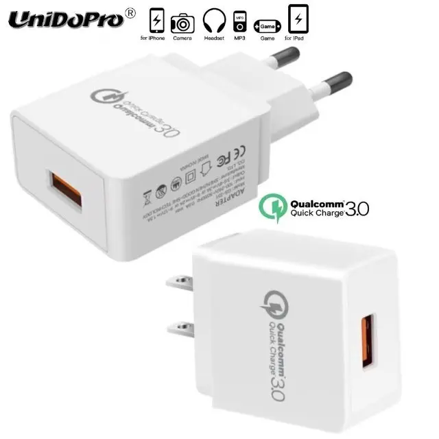 Зарядное устройство UNIDOPRO Quick Charge QC 3,0 US/EU для lenovo Yoga Tab/Tab 4 3 2 7 8 10 ''планшет Быстрый дорожный адаптер для зарядного устройства