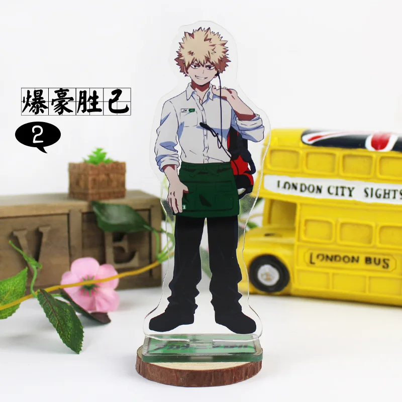 Anime My Hero Academia Display Stand Figure Model Plate Japanese Cartoon Buku No Hero Academia Figure Acrylic Stand Holder - Цвет: baohao 2