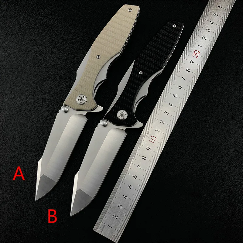 

Best-selling 440C stainless steel folding knife High hardness camping G10 handle multi-function folding knife