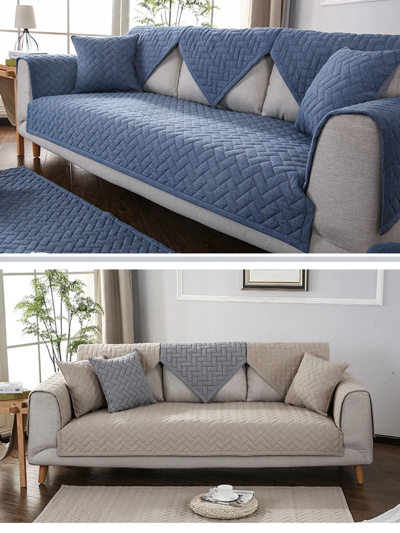 Сплошной цвет геометрическая форма диван покрытие грязеотталкивающий диван Защитная Подушка для домашнего животного собаки коврик чехол для дивана 1-3 местный диван 1 шт