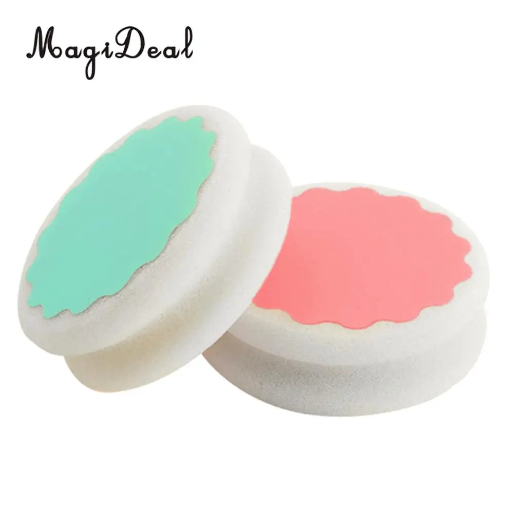 MagiDeal 2PCs Skin Care Leg Arm Bikini Unisex Practical Magic Painless Hair Removal Sponge Depilation Pads Remover