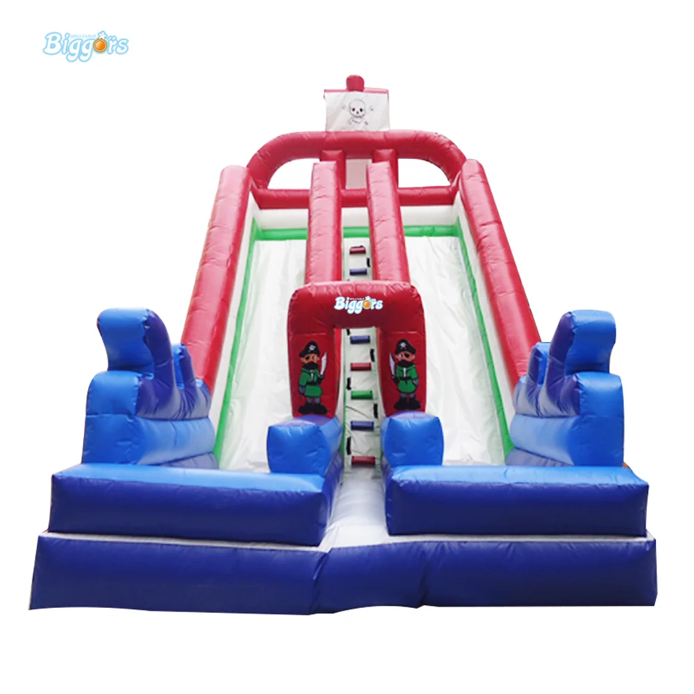 

Free Shipping Giant Inflatable Dual Slide Inflatable Slip And Slide For Sale
